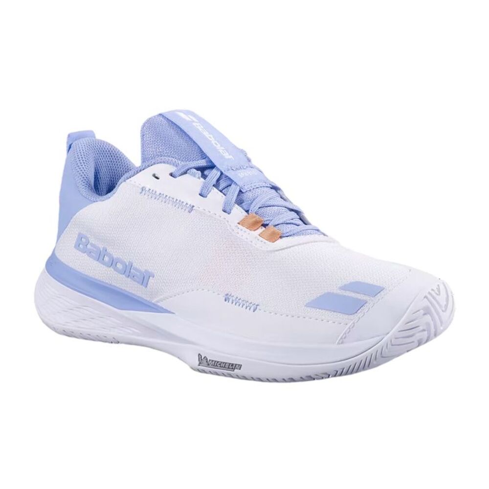 Babolat Womens/Ladies SFX Evo Tennis Shoes / White/Blue